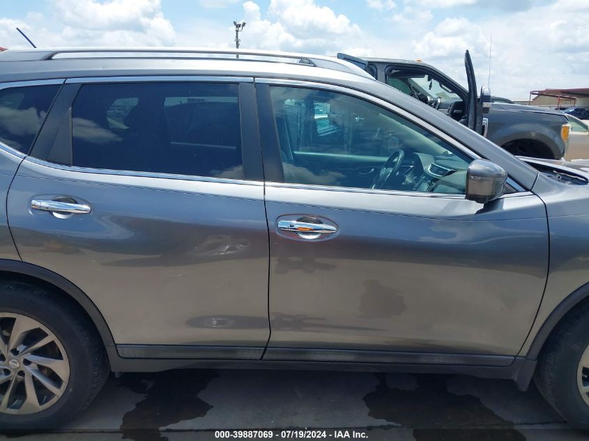 2016 Nissan Rogue S/Sl/Sv VIN: 5N1AT2MTXGC733222 Lot: 39887069