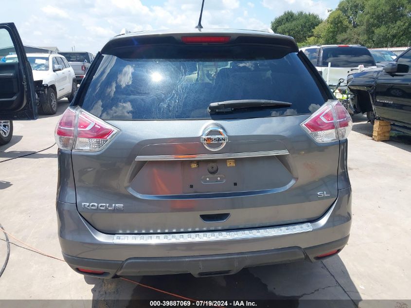 2016 Nissan Rogue S/Sl/Sv VIN: 5N1AT2MTXGC733222 Lot: 39887069