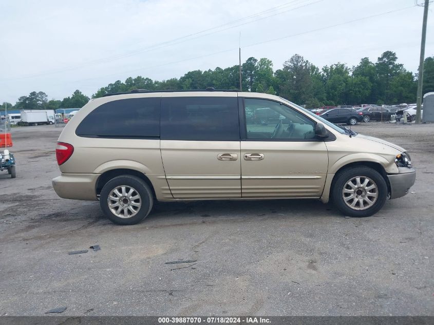 2001 Chrysler Town & Country Lxi VIN: 2C8GP54L71R118158 Lot: 39887070