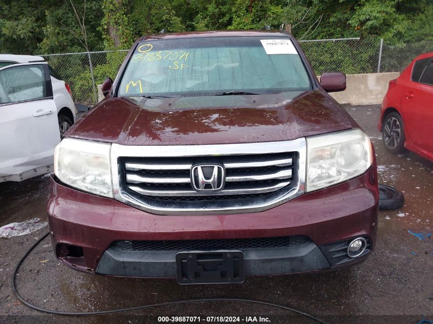 2013 Honda Pilot Touring VIN: 5FNYF3H99DB041109 Lot: 39887071