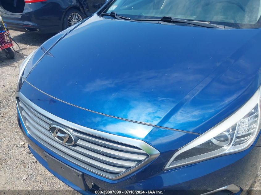 2017 Hyundai Sonata VIN: 5NPE24AF0HH518568 Lot: 39887098