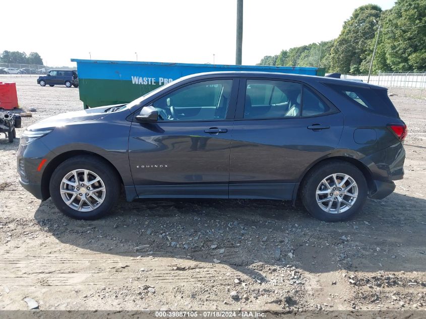 2022 Chevrolet Equinox Fwd Ls VIN: 3GNAXHEV7NS246053 Lot: 39887105