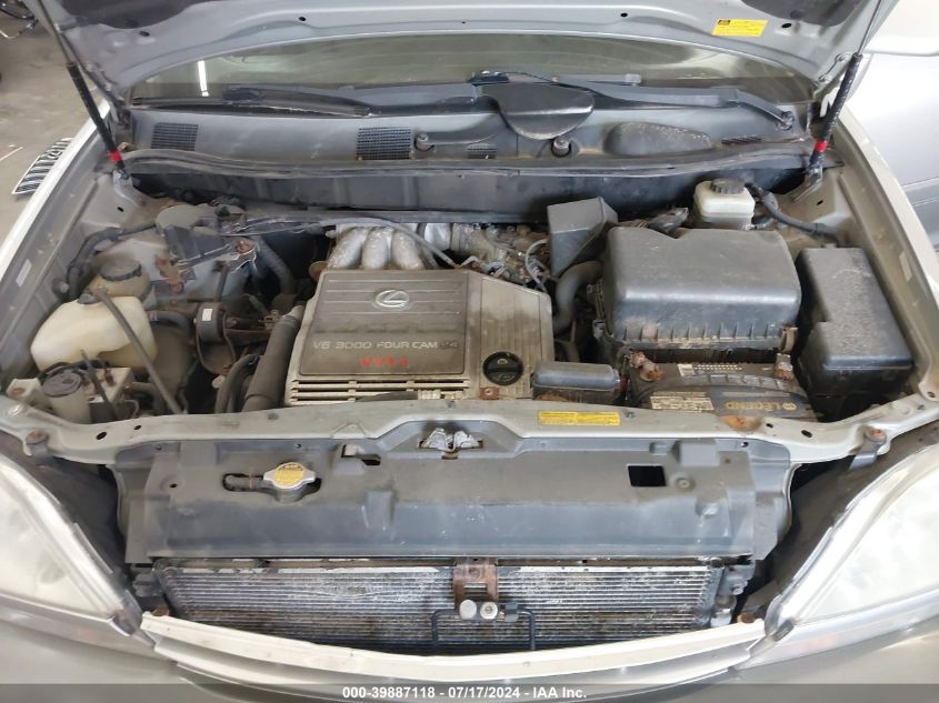 2001 Lexus Rx 300 VIN: JTJHF10U710175547 Lot: 39887118