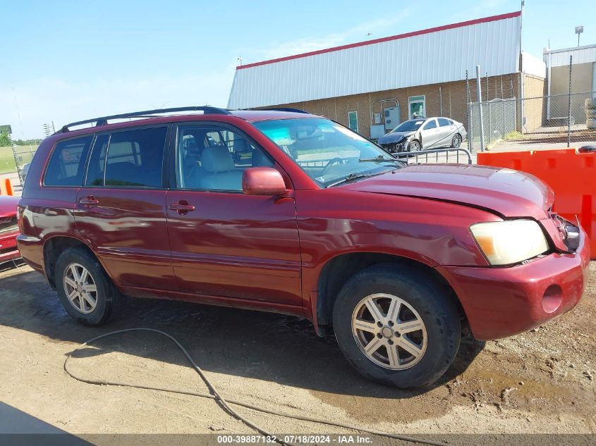 2006 Toyota Highlander V6 VIN: JTEGP21A060108250 Lot: 39887132