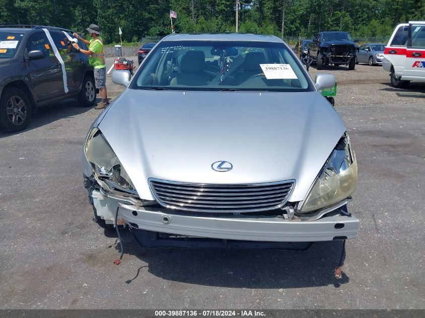 2005 Lexus Es 330 VIN: JTHBA30G155142659 Lot: 39887136