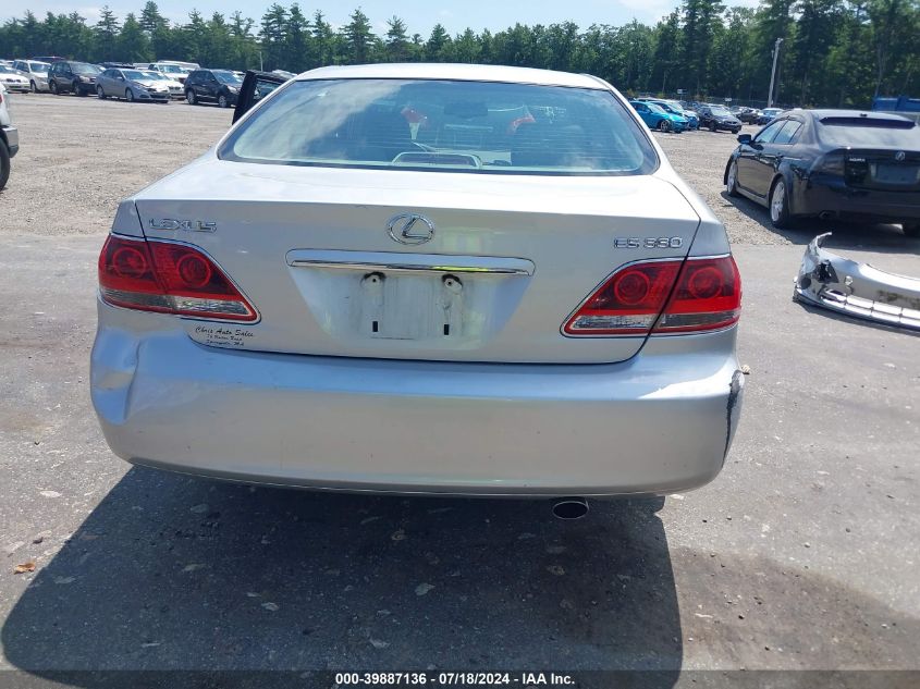 2005 Lexus Es 330 VIN: JTHBA30G155142659 Lot: 39887136