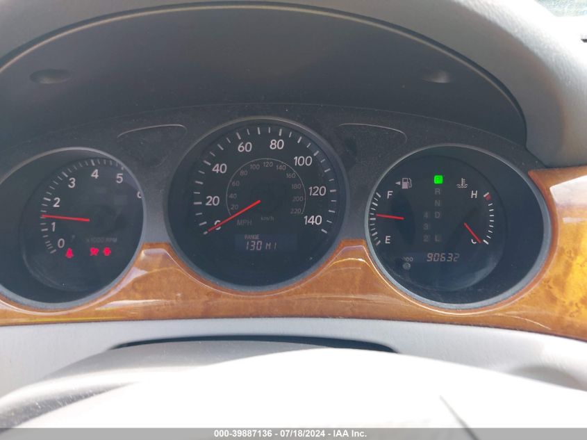 2005 Lexus Es 330 VIN: JTHBA30G155142659 Lot: 39887136