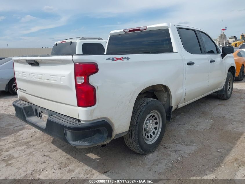 2GCUDAED4P1108630 2023 Chevrolet Silverado 1500 4Wd Short Bed Wt