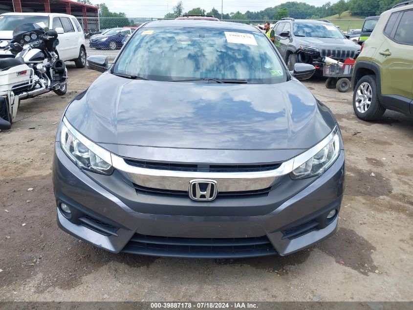 2018 Honda Civic Ex-T VIN: JHMFC1F32JX022405 Lot: 39887178