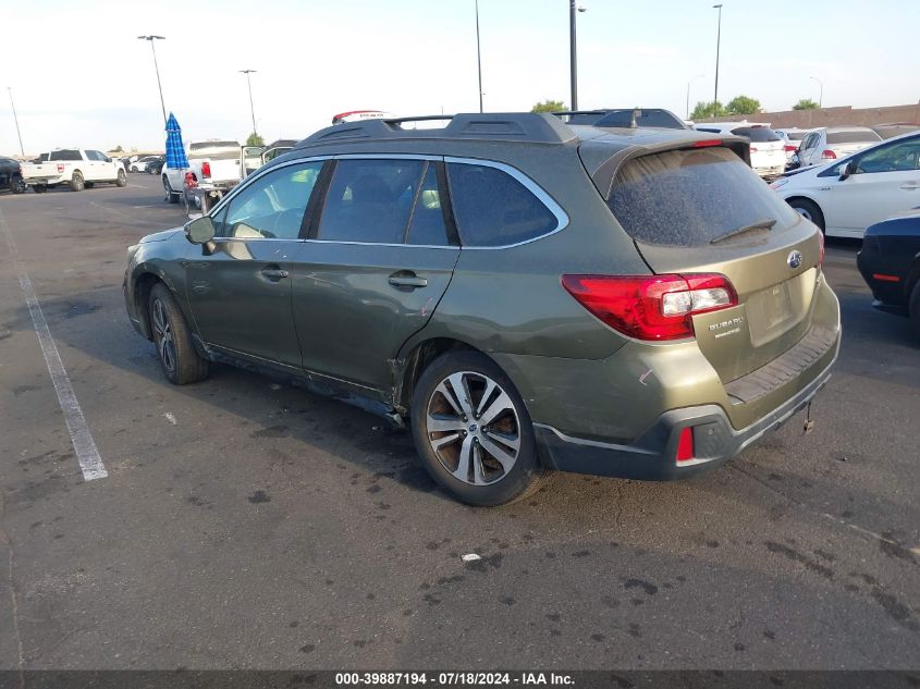 2018 Subaru Outback 3.6R Limited VIN: 4S4BSENC3J3202491 Lot: 39887194