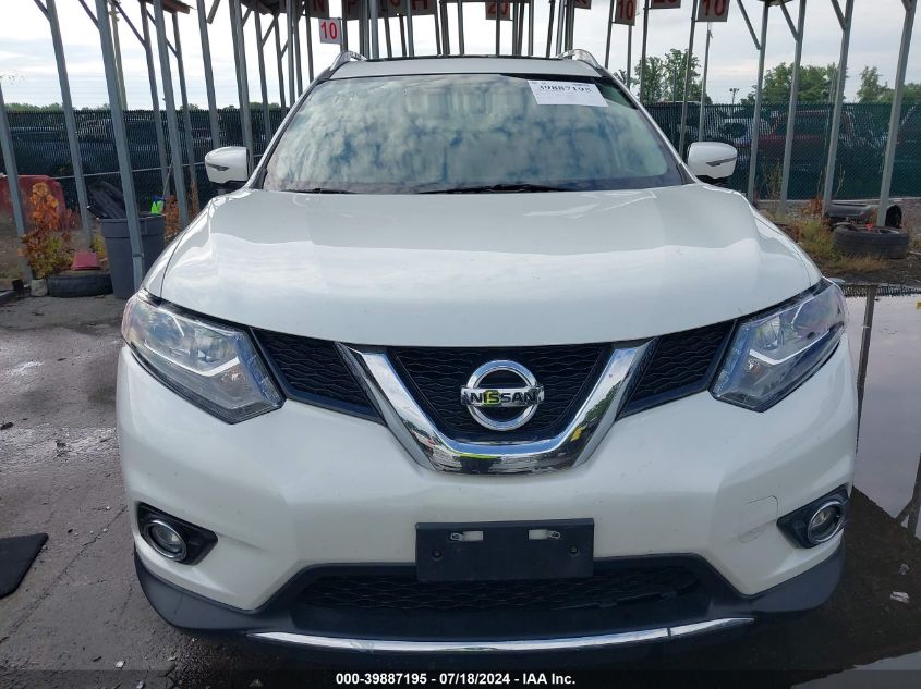 2016 Nissan Rogue Sl VIN: 5N1AT2MV3GC862355 Lot: 39887195