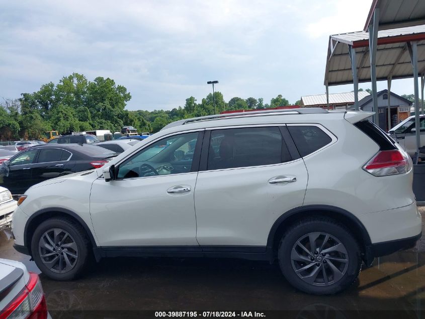 2016 Nissan Rogue Sl VIN: 5N1AT2MV3GC862355 Lot: 39887195