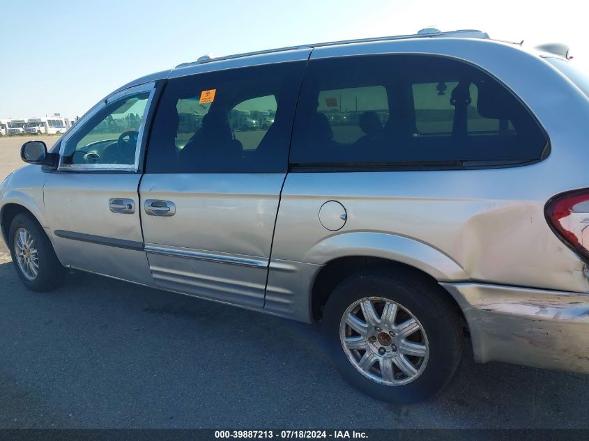 2002 Chrysler Town & Country Limited VIN: 2C8GP64L92R785031 Lot: 39887213