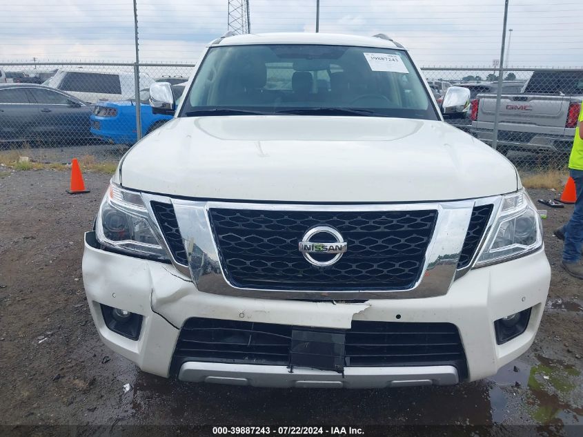 2018 Nissan Armada Sl VIN: JN8AY2ND6JX000909 Lot: 39887243