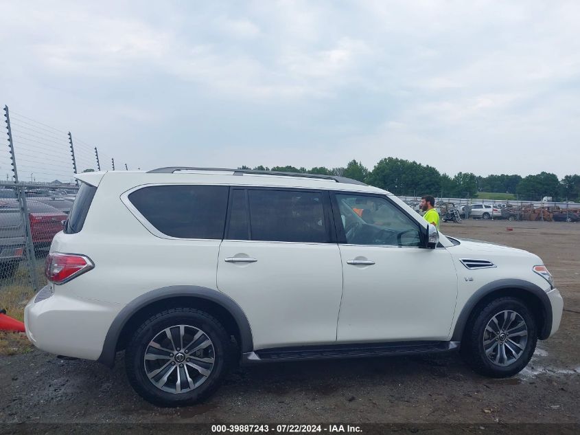 2018 Nissan Armada Sl VIN: JN8AY2ND6JX000909 Lot: 39887243