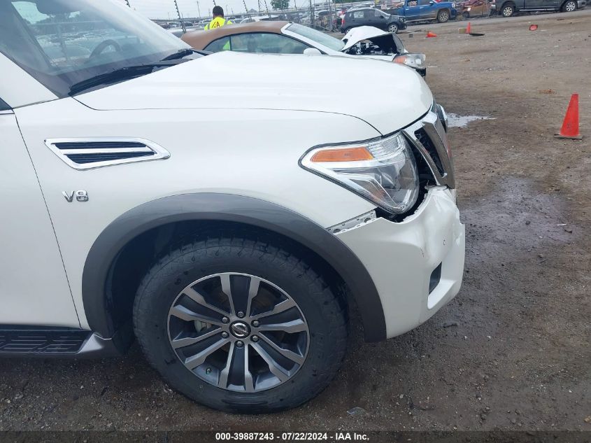 2018 Nissan Armada Sl VIN: JN8AY2ND6JX000909 Lot: 39887243