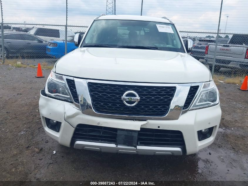 2018 Nissan Armada Sl VIN: JN8AY2ND6JX000909 Lot: 39887243