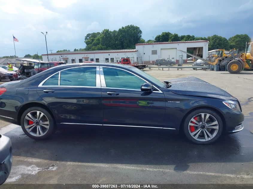 2015 Mercedes-Benz S 550 4Matic VIN: WDDUG8FB3FA133591 Lot: 39887263