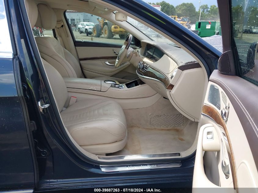 2015 Mercedes-Benz S 550 4Matic VIN: WDDUG8FB3FA133591 Lot: 39887263