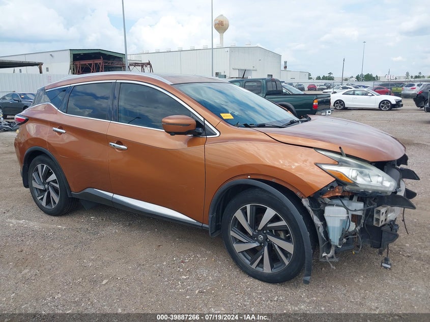 2016 Nissan Murano Platinum VIN: 5N1AZ2MG6GN156713 Lot: 39887266