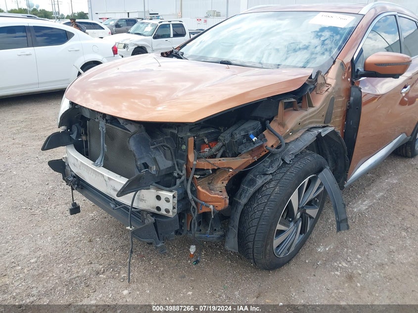 2016 Nissan Murano Platinum VIN: 5N1AZ2MG6GN156713 Lot: 39887266