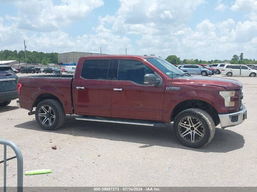 2016 Ford F-150 Xlt VIN: 1FTEW1CG7GKF66769 Lot: 39887273