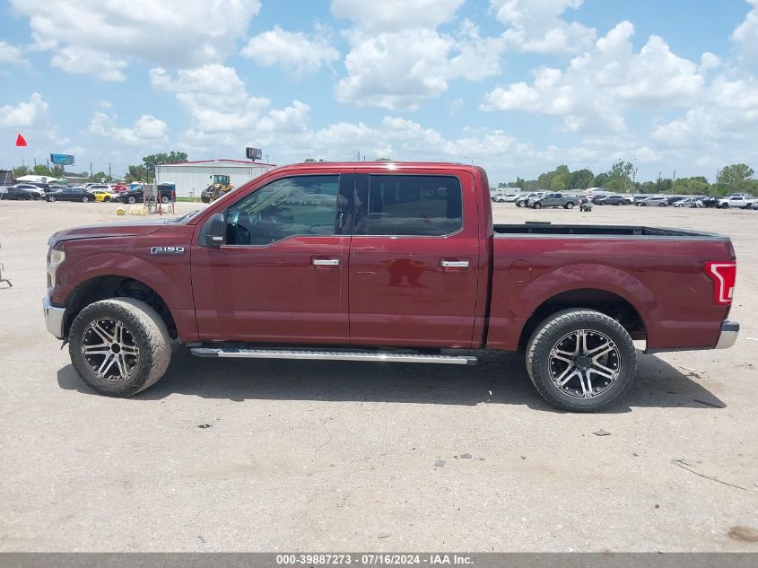 2016 Ford F-150 Xlt VIN: 1FTEW1CG7GKF66769 Lot: 39887273