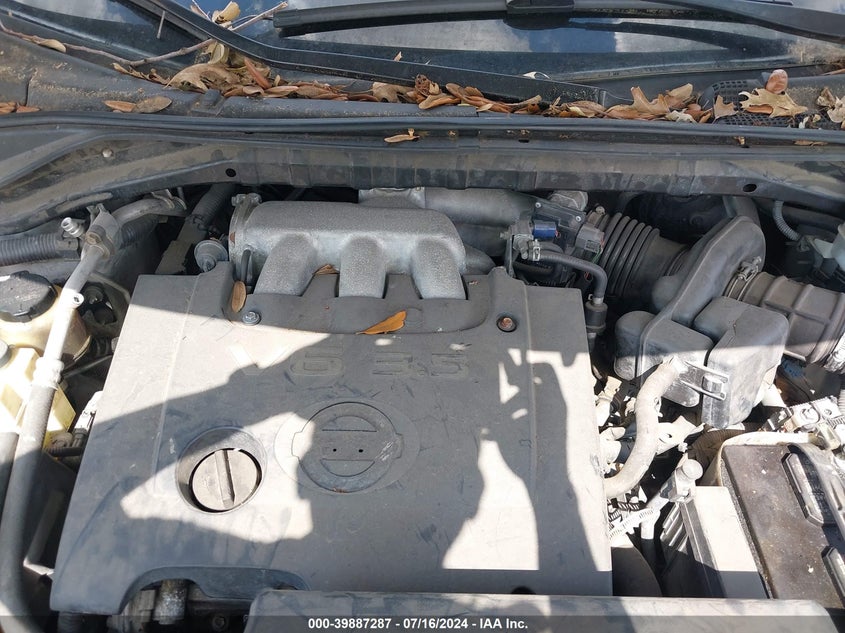 2007 Nissan Murano Sl VIN: JN8AZ08T87W509404 Lot: 39887287