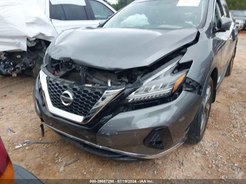 2019 Nissan Murano Sl VIN: 5N1AZ2MS7KN129503 Lot: 39887298