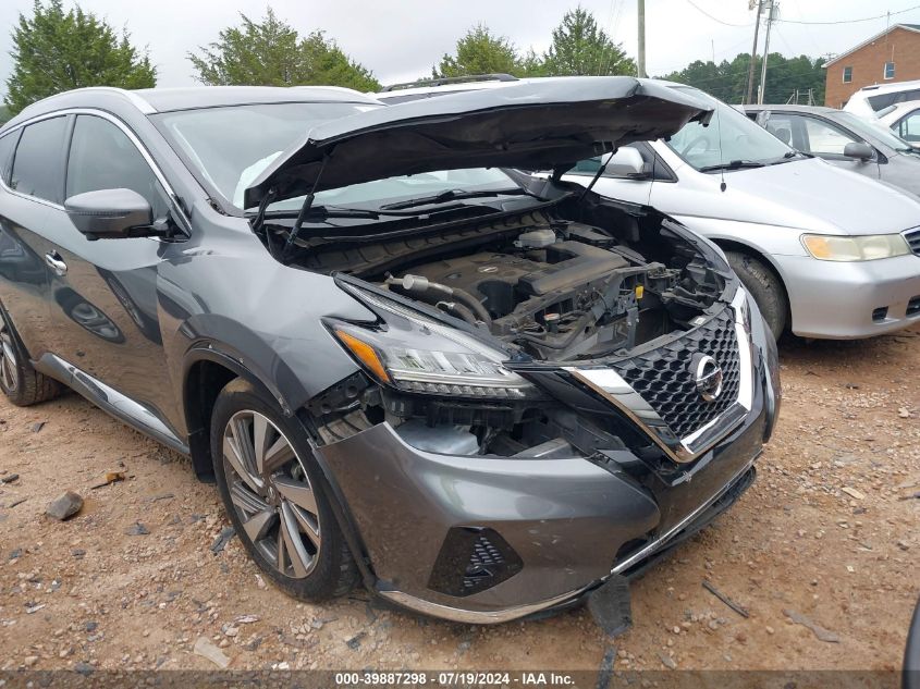 2019 Nissan Murano Sl VIN: 5N1AZ2MS7KN129503 Lot: 39887298