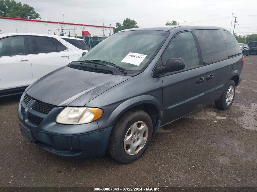 2002 Dodge Caravan Se VIN: 1B4GP25392B654914 Lot: 39887343