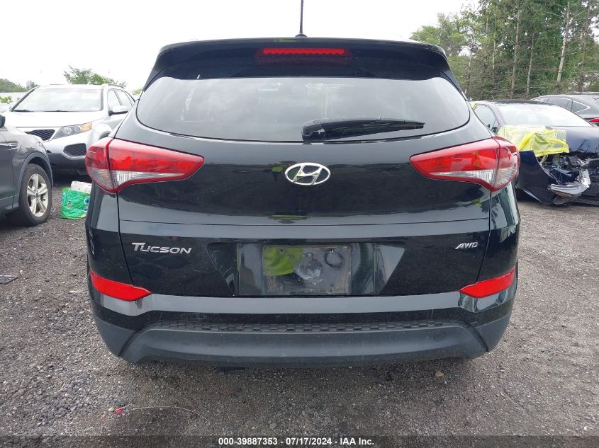 2017 Hyundai Tucson Se VIN: KM8J3CA47HU516029 Lot: 39887353