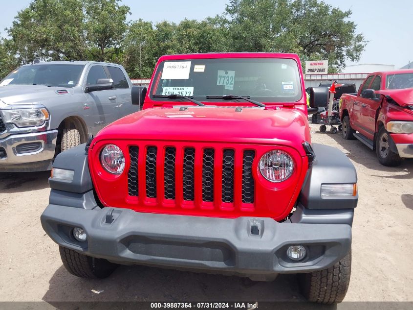 2018 Jeep Wrangler Unlimited Sport 4X4 VIN: 1C4HJXDN7JW298981 Lot: 39887364