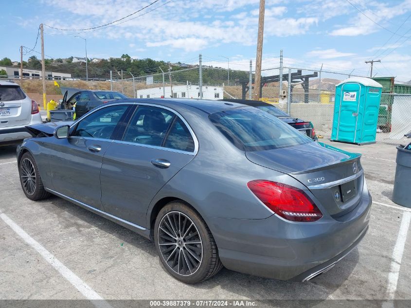 2019 Mercedes-Benz C 300 VIN: 55SWF8DB5KU319108 Lot: 39887379