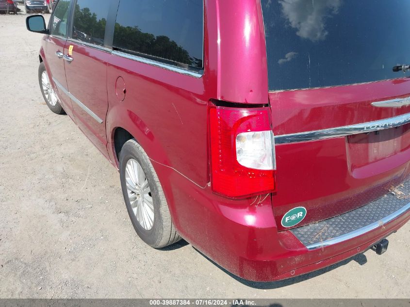 2012 Chrysler Town & Country Limited VIN: 2C4RC1GG6CR273669 Lot: 39887384