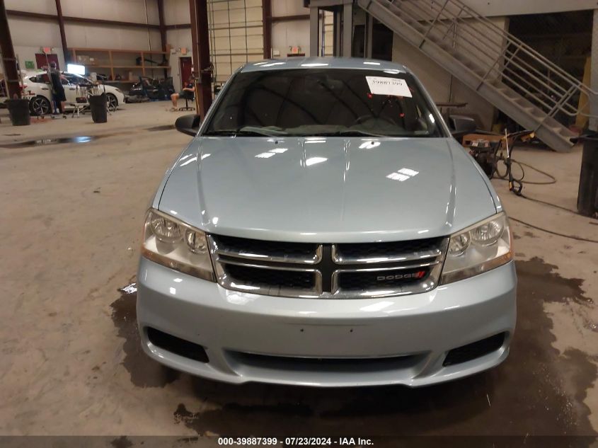 2013 Dodge Avenger Se V6 VIN: 1C3CDZAG4DN747888 Lot: 39887399
