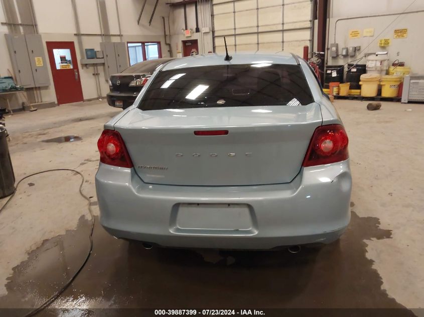 2013 Dodge Avenger Se V6 VIN: 1C3CDZAG4DN747888 Lot: 39887399