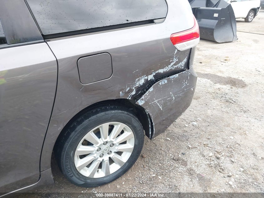 2012 Toyota Sienna Le 7 Passenger VIN: 5TDJK3DC2CS039176 Lot: 39887411