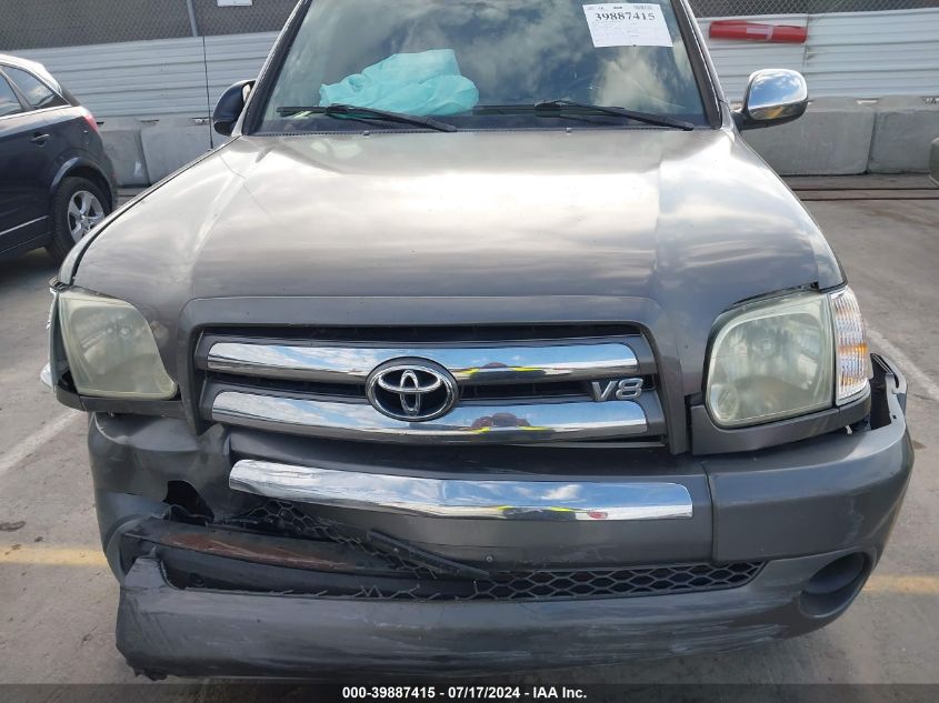 2006 Toyota Tundra Double Cab Sr5 VIN: 5TBET34106S550783 Lot: 39887415