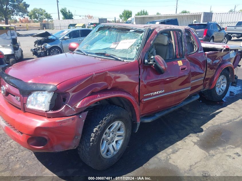 2004 Toyota Tundra Access Cab Limited VIN: 5TBBT48104S447637 Lot: 39887481