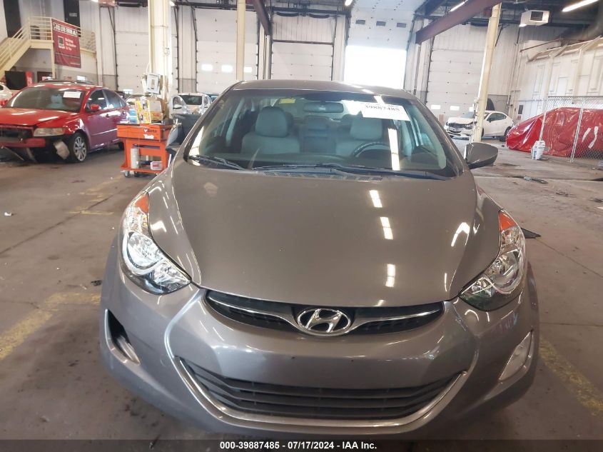 2012 Hyundai Elantra Gls Pzev VIN: 5NPDH4AE6CH066491 Lot: 39887485