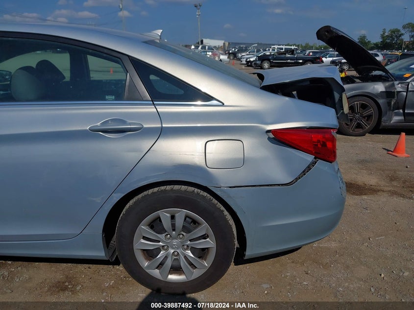 2012 Hyundai Sonata Gls VIN: 5NPEB4AC6CH431823 Lot: 39887492