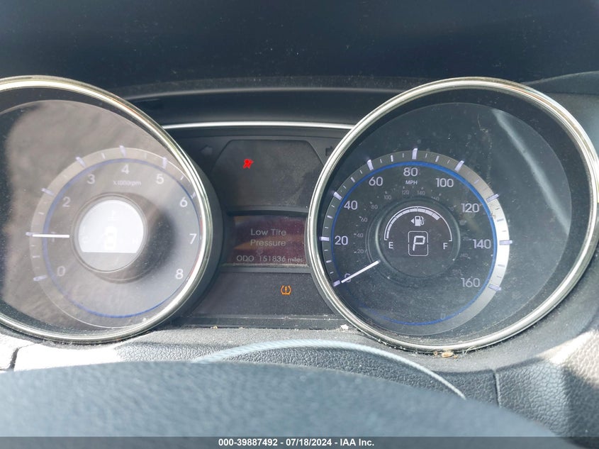 2012 Hyundai Sonata Gls VIN: 5NPEB4AC6CH431823 Lot: 39887492