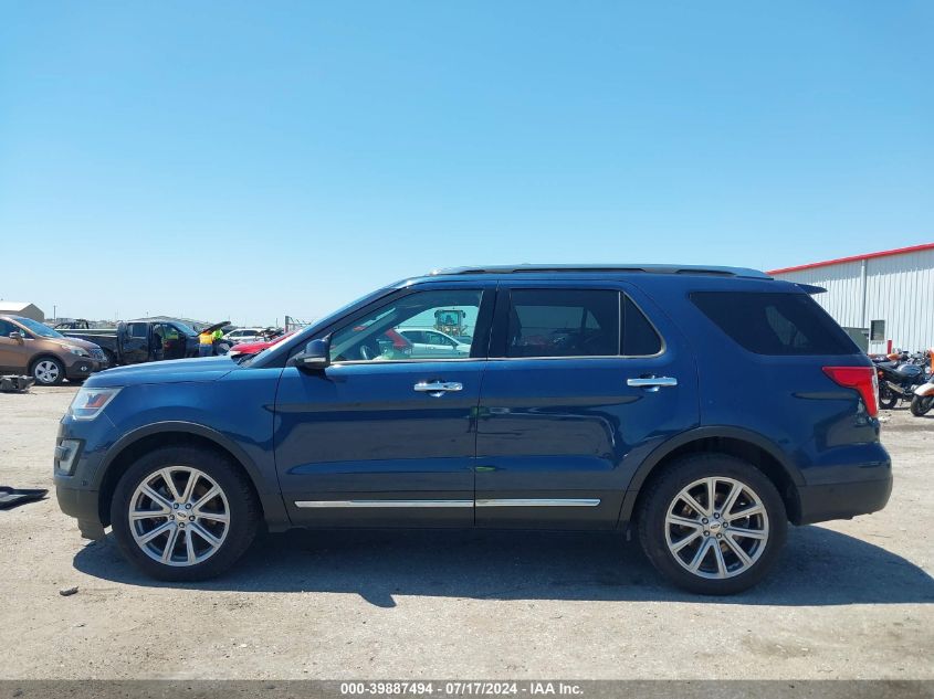 2017 Ford Explorer Limited VIN: 1FM5K8FH3HGC13034 Lot: 39887494