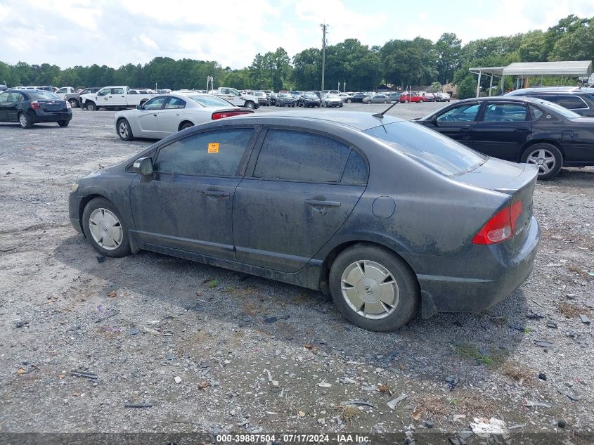 JHMFA36227S021365 | 2007 HONDA CIVIC HYBRID