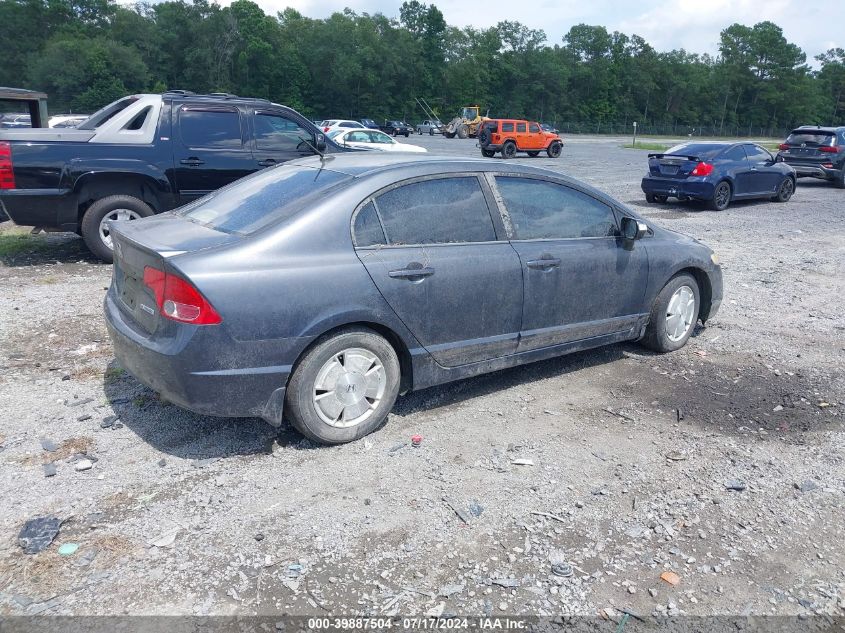 JHMFA36227S021365 | 2007 HONDA CIVIC HYBRID