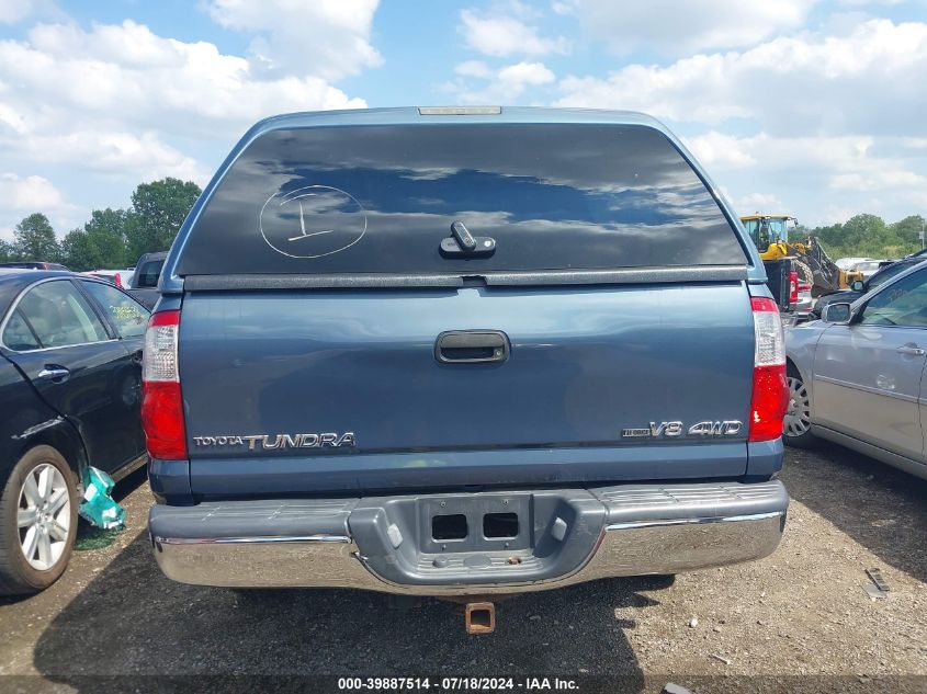 2006 Toyota Tundra Sr5 V8 VIN: 5TBDT44196S514785 Lot: 39887514