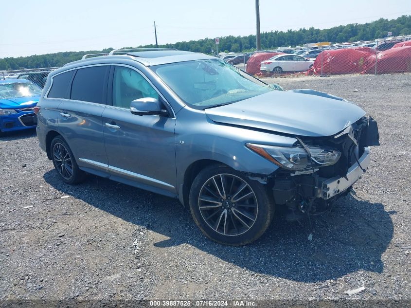 2017 Infiniti Qx60 VIN: 5N1DL0MM5HC502529 Lot: 39887525