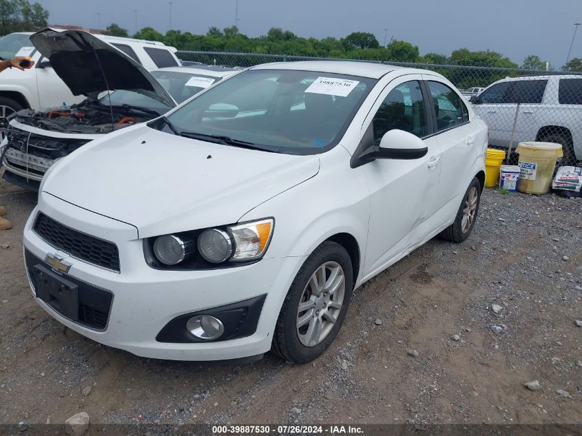 2013 Chevrolet Sonic Lt Auto VIN: 1G1JC5SH3D4165477 Lot: 39887530