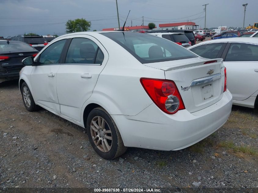 2013 Chevrolet Sonic Lt Auto VIN: 1G1JC5SH3D4165477 Lot: 39887530